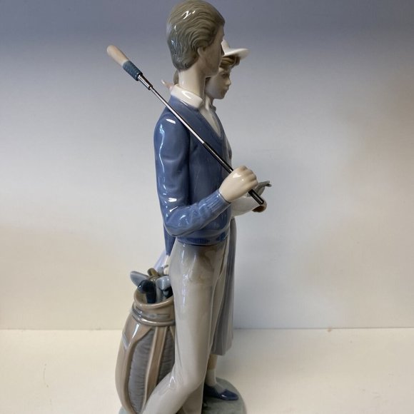 Lladro - Golfing Couple - Retired piece - Rare piece - Picture 4 of 5